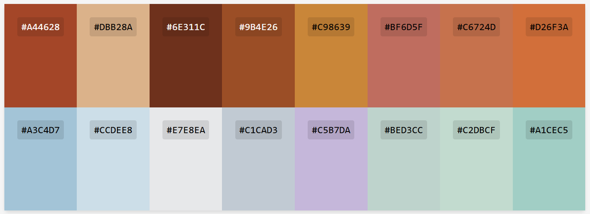 Winter Color Analysis Chart